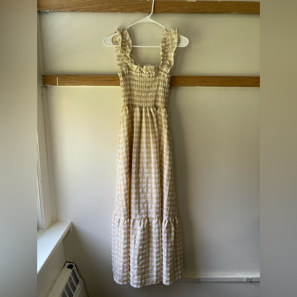 Gingham Maxi Dress